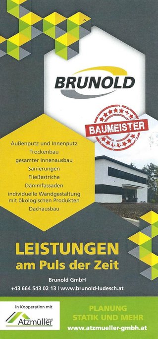 Flyer Brunold Leistungen